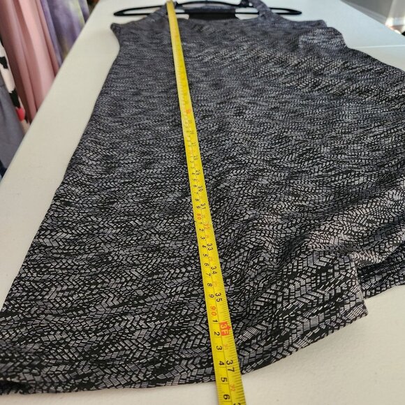 MPG Tennis Dress Womens Medium Black Gray Athletic Sheer Mesh Paneling - Picture 7 of 15